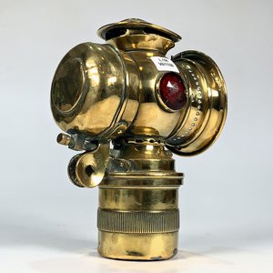 Farol Réplica en Bronce para Carruaje Antiguo - Decoración Vintage - imagen 2