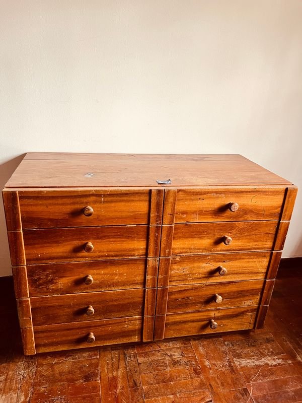 Cómoda de Madera con 4 Cajones Amplios