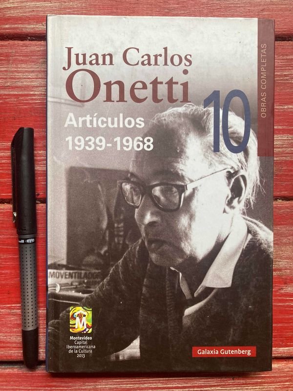 Libro de Juan Carlos Onetti, Artículos 1929-1968 - imagen 1