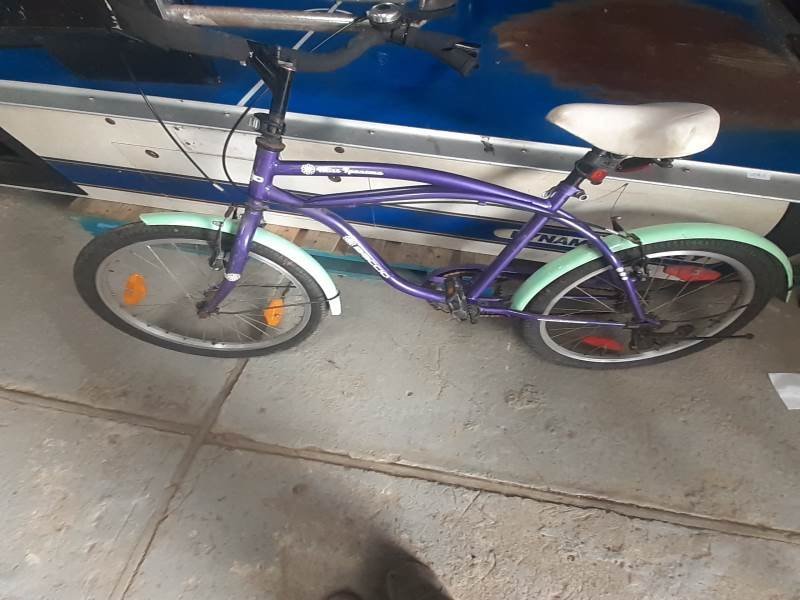 Bicicleta Infantil Violeta y Verde