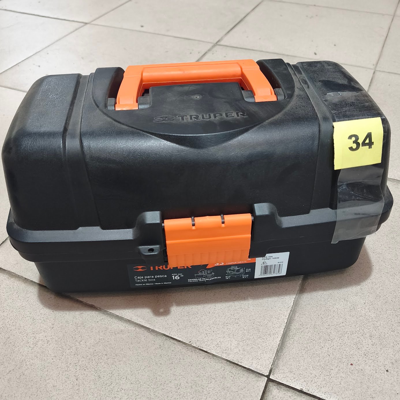 Caja de Herramientas Trúper Portátil con Manija y Cierre