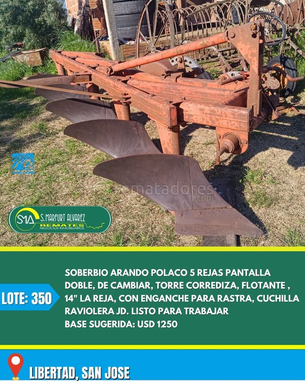 Arado Arremate Presencial "Libertad, San José"