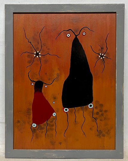Lote anterior: Pintura de insectos en acrílico sobre fibra