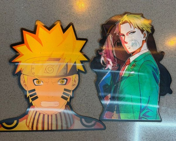 Stickers de Naruto y Anya Forger