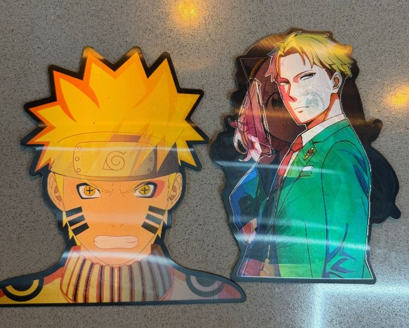 Stickers de Naruto y Anya Forger
