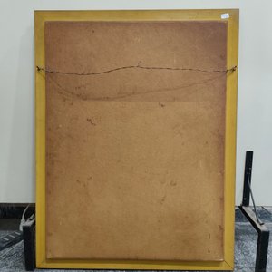 Obra de Vicente Martín: Técnica Mixta sobre Papel con Marco Plateado - imagen 11