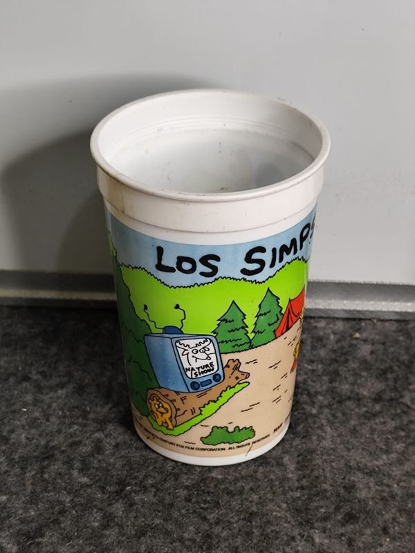 Vaso Coleccionable Los Simpson y Pepsi - Años 90