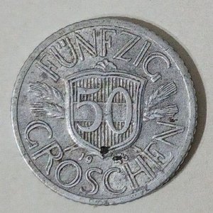 Moneda de 50 Groschen de Austria 1947 - imagen 2