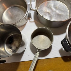 Lote de Ollas, Hervidor y Colador de Aluminio - imagen 2