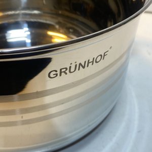 Olla de Acero Inoxidable Grünhof con Tapa - 24cm Diámetro, 5 Litros - imagen 6