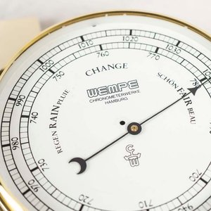 Barómetro Alemán Wempe Chronometerwerke Hamburg a la Vista - imagen 2