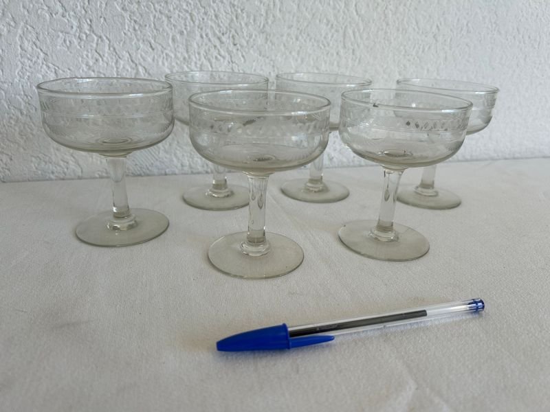 Juego de copas de cristal - imagen 3