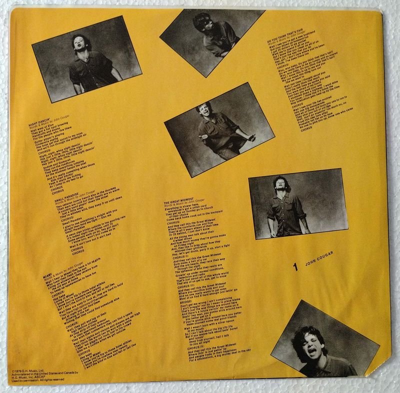 Vinilo de John Cougar, álbum de 1979, Riva Records - imagen 4