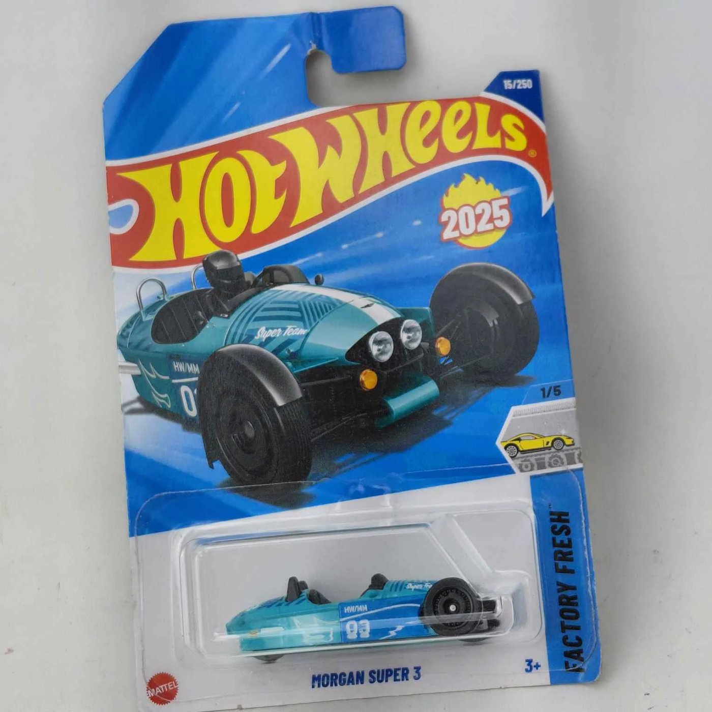 Lote siguiente: Coche de juguete Hot Wheels Morgan Super 3