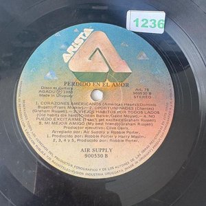 Vinilo Air Supply - Perdido en el Amor (Lost in Love) - imagen 3