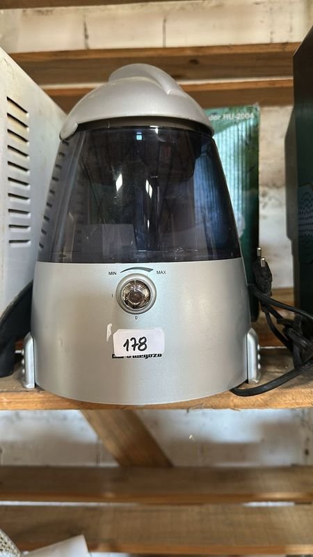 Lote siguiente: Humidificador con domo transparente y ajuste de humedad