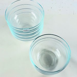 Seis Bowls de Vidrio Transparente - imagen 2