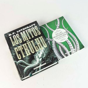 2 Libros de H.P. Lovecraft: Los Mitos de Cthulhu y En las Montañas de la Locura - imagen 1