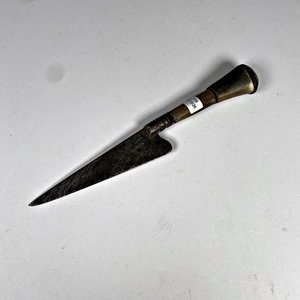 Lote siguiente: Cuchillo de Acero La Mulita con Cabo de Guampa