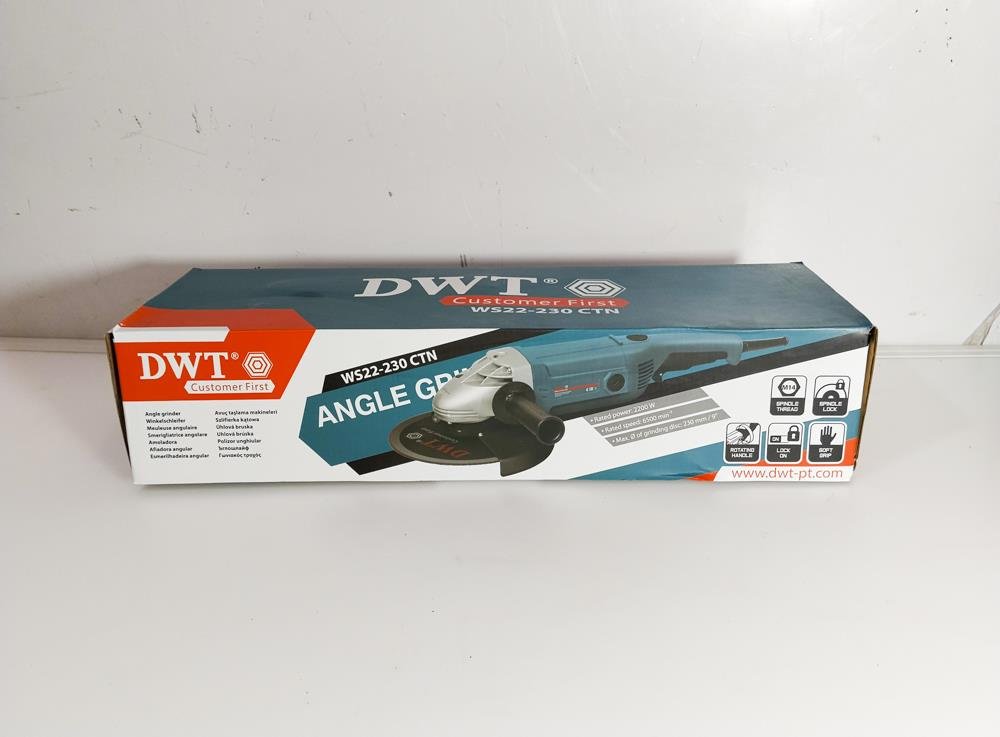 Amoladora Angular Profesional DWT WS22-230 CTN 9"