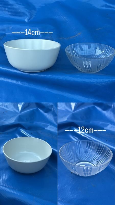 Platos y tazas de cerámica y vidrio - imagen 4