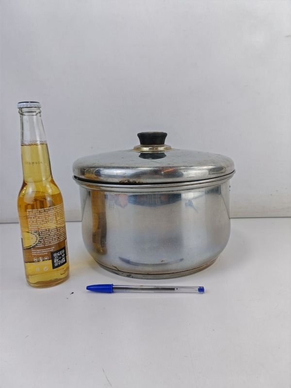 Olla Cuoeri Con Tapa Sin Mangos - Vaso de Metal con Tapas - imagen 2