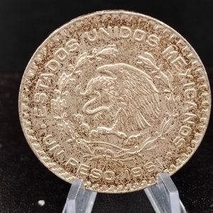 Moneda de Plata Mexicana 1 Peso 1961 - imagen 5