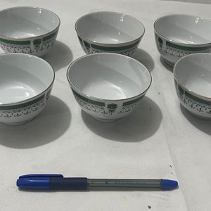 Juego de 6 Cuencos de Porcelana China GUANG - imagen 2