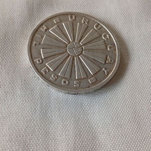 Moneda de Plata FAO Uruguay 10 Pesos - imagen 2