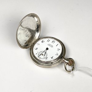 Reloj de Bolsillo Longines de Plata Funciona - imagen 2