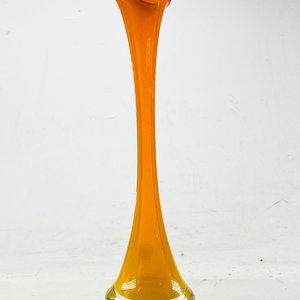 Violetero de Cristal Murano Naranja 32 cm - imagen 5