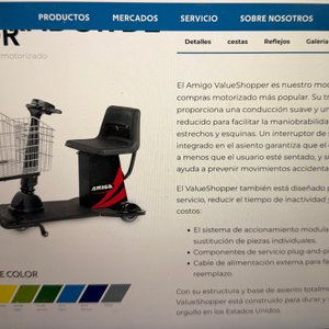 Carro de Compras Eléctrico Amigo ValueShopper USA con Asiento - imagen 7