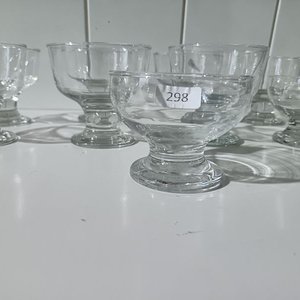 Lote de 9 Copas para Helado de Vidrio Transparente - imagen 2