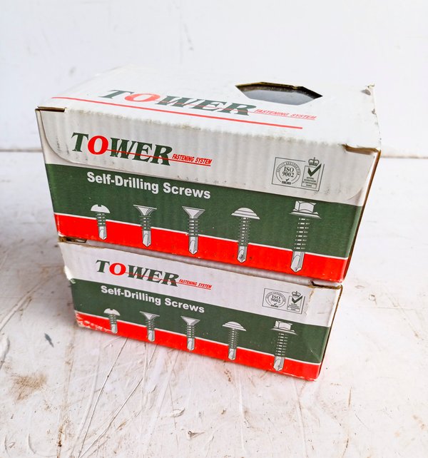 2000 Tornillos Autorroscantes Tower M4.2 x 9.5 Zincados - imagen 1