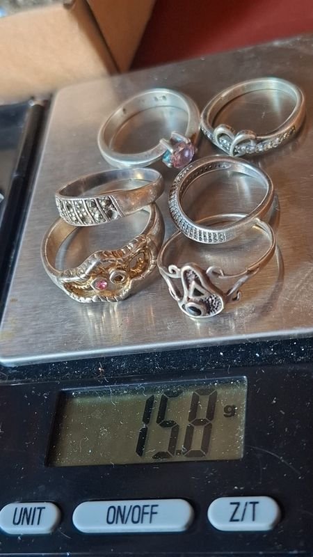Lotes de anillos plata con diseños y engravings - imagen 2