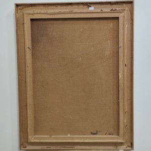Pintura "Higo Nantes" Acrílico sobre Fibra con Marco Plateado - imagen 10