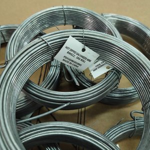 Lote de 5 Rollos de Alambre Liso Galvanizado, 1kg Cada Uno - imagen 2
