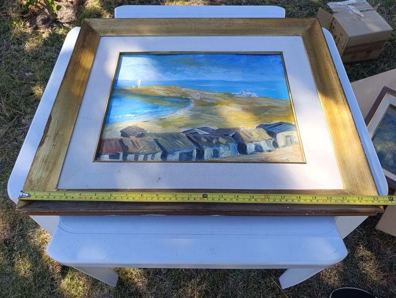 Pinturas enmarcadas de escenas al aire libre - imagen 2