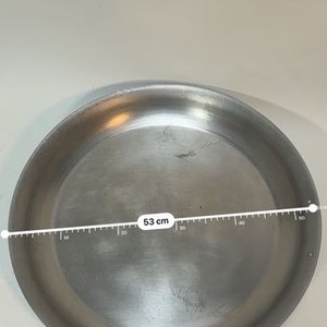 Lote de 5 Bandejas Redondas de Acero y Aluminio - imagen 6