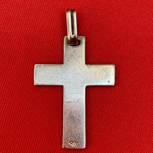 Cruz de plata con detalles en oro - imagen 3