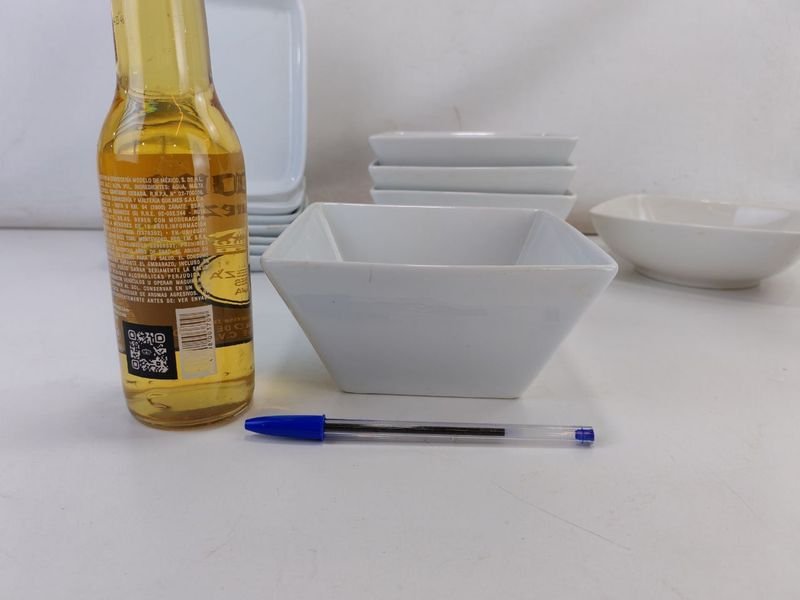 Bandejas y bowls de porcelana blanca para picadas - imagen 7