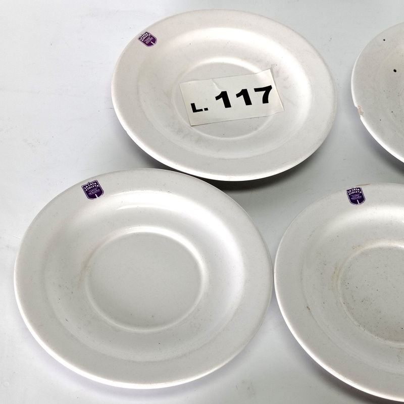 Platos de porcelana con logo de La Casa Violeta - imagen 3