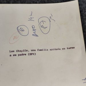 3 Fotos Originales Blanco y Negro de Charles Chaplin - imagen 2