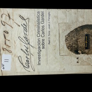 Lote anterior: Investigación Criminalística sobre Carlos Gardel - Libro de Torre y Fenoglio