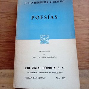 Lote siguiente: Libro de Poesías de Julio Herrera y Reissig, Edición 1977