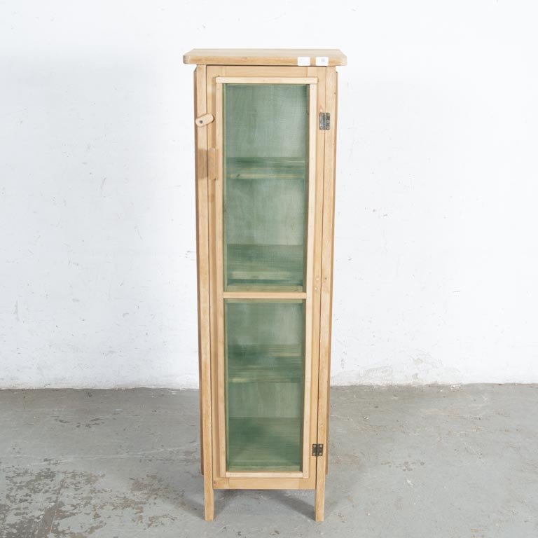 Mueble Fiambrera Rústico con Puerta y Estantes
