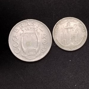 Dos Monedas Antiguas de Brasil: 1937 y 1936 - imagen 4