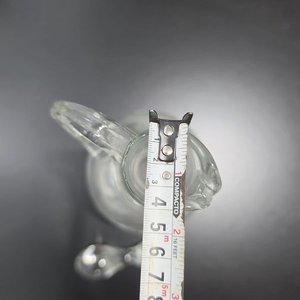 Decantador de Cristal Transparente con Grabados Florales y Tapón - imagen 6