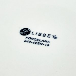 Lote de 24 Platos de Porcelana Blanca Libbey 23 cm - imagen 4