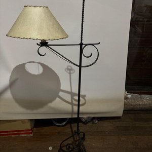 Lámpara de pie de estilo rústico artesanal - Vintage - imagen 1
